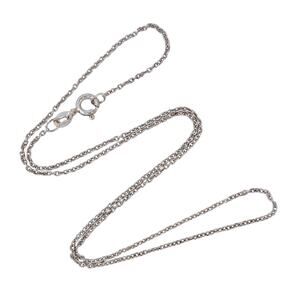 Estate Sterling Silver 925 Cable Link Chain Necklace 16"